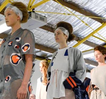 Models on the cat walk