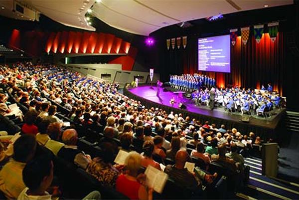 The 2,500 seat Riverside Theatre 