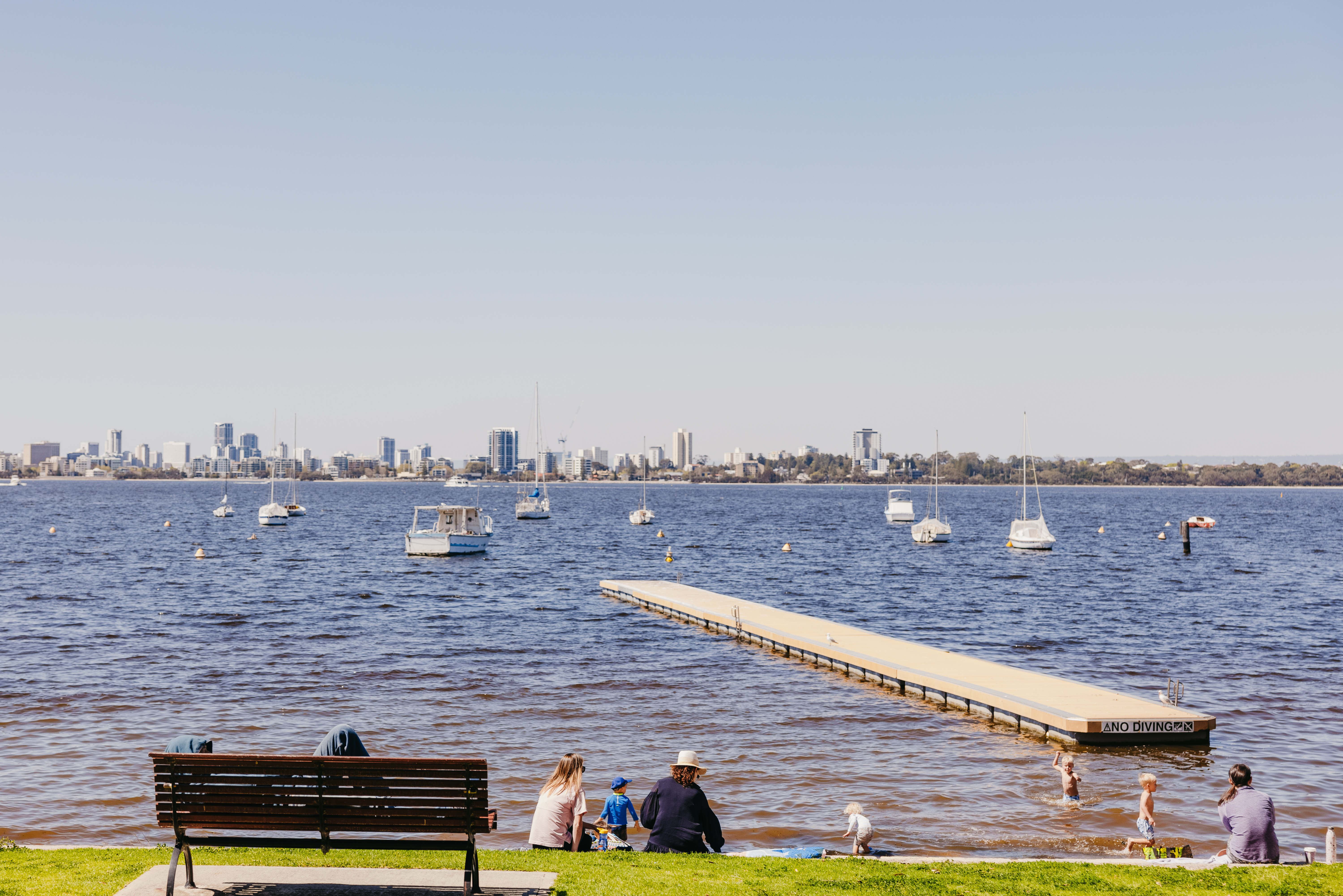 Family at Matilda Bay