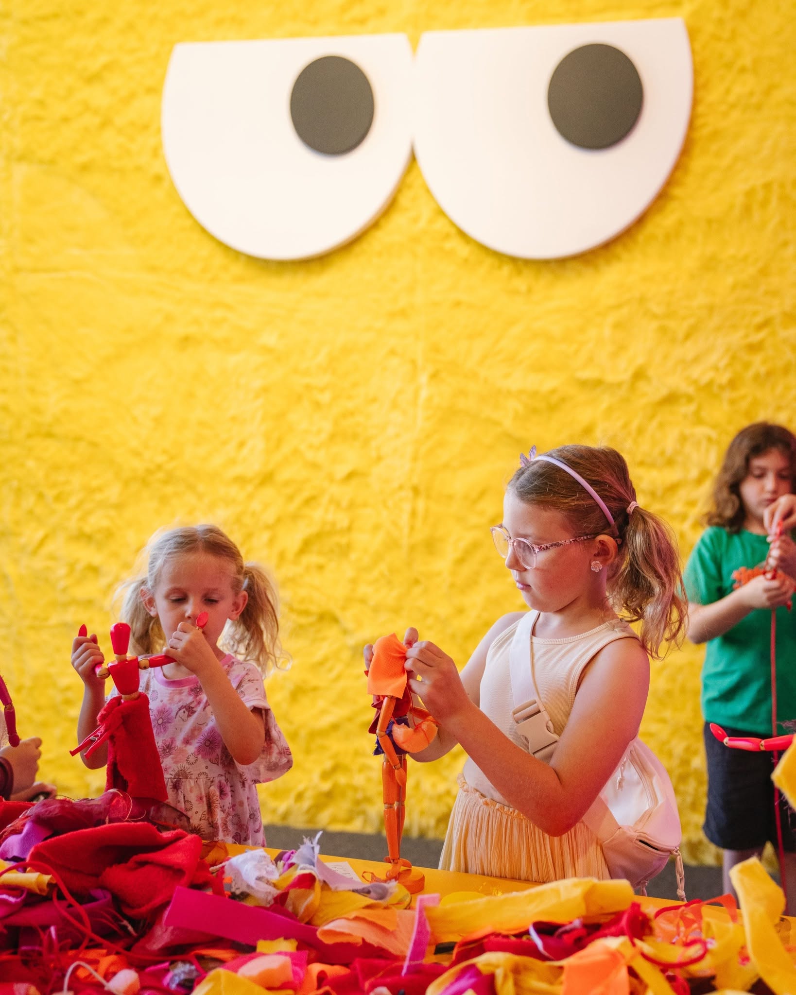 children at cranky pants activation