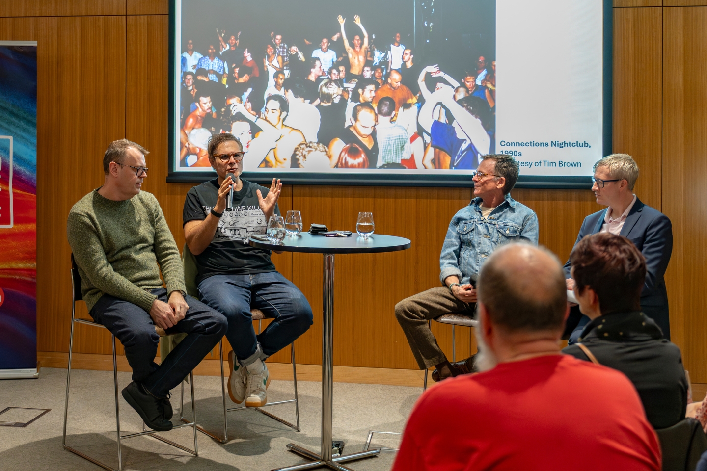 Panel members at a Music in the City event at the City of Perth Library for the Boorloo Heritage Festival