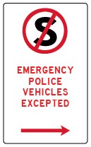 No stopping emergency